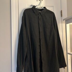 L.L. Bean Gray & Black Dress Shirt